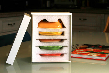 Burger Cat Plate Set