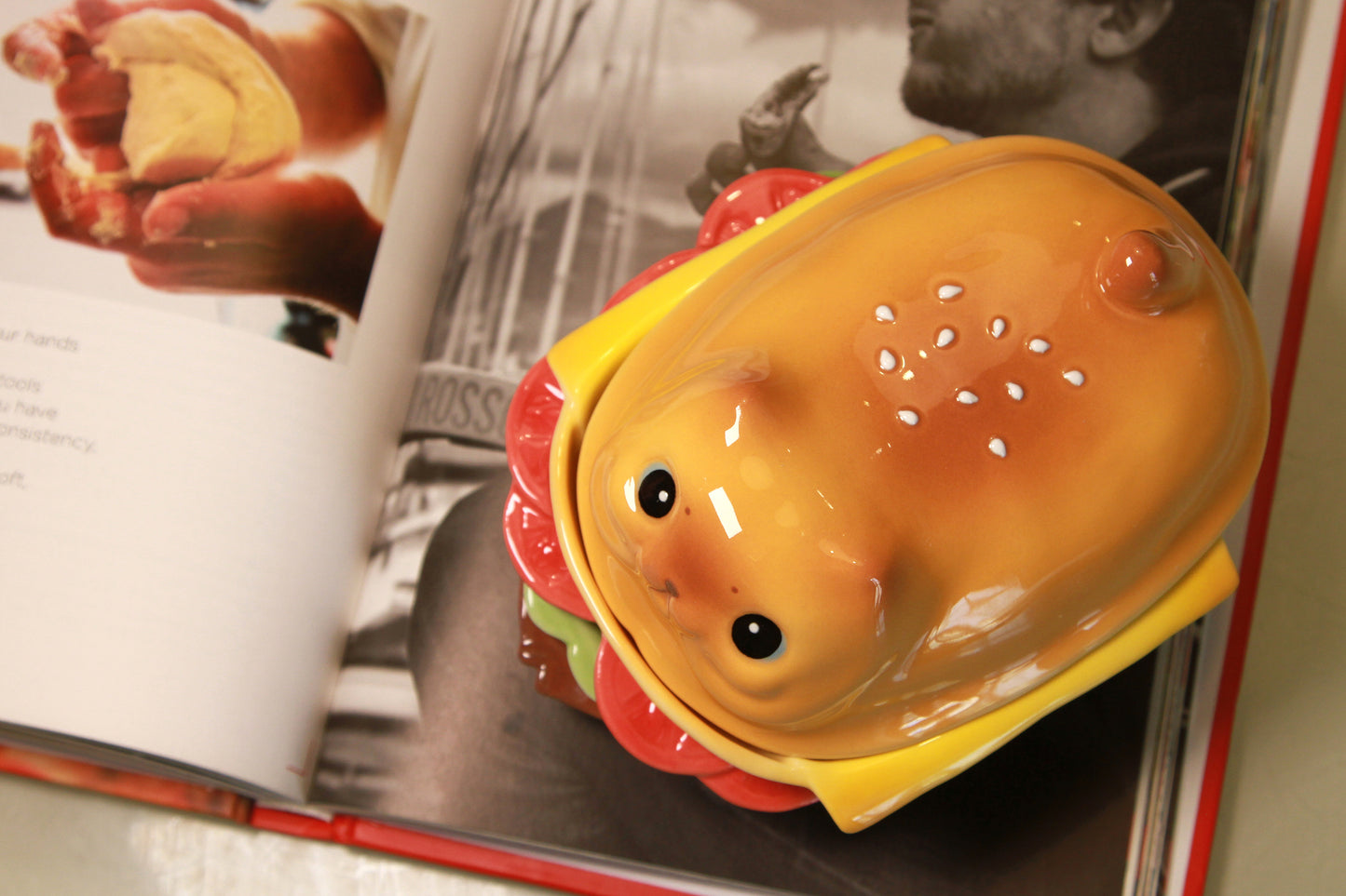 Burger Cat Plate Set