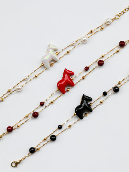 YIHE Ceramic Bracelet "Dream Pony"