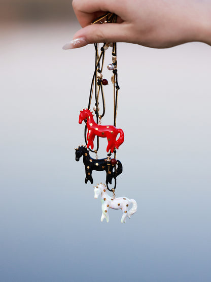 YIHE Ceramic Necklace "Dream Pony"