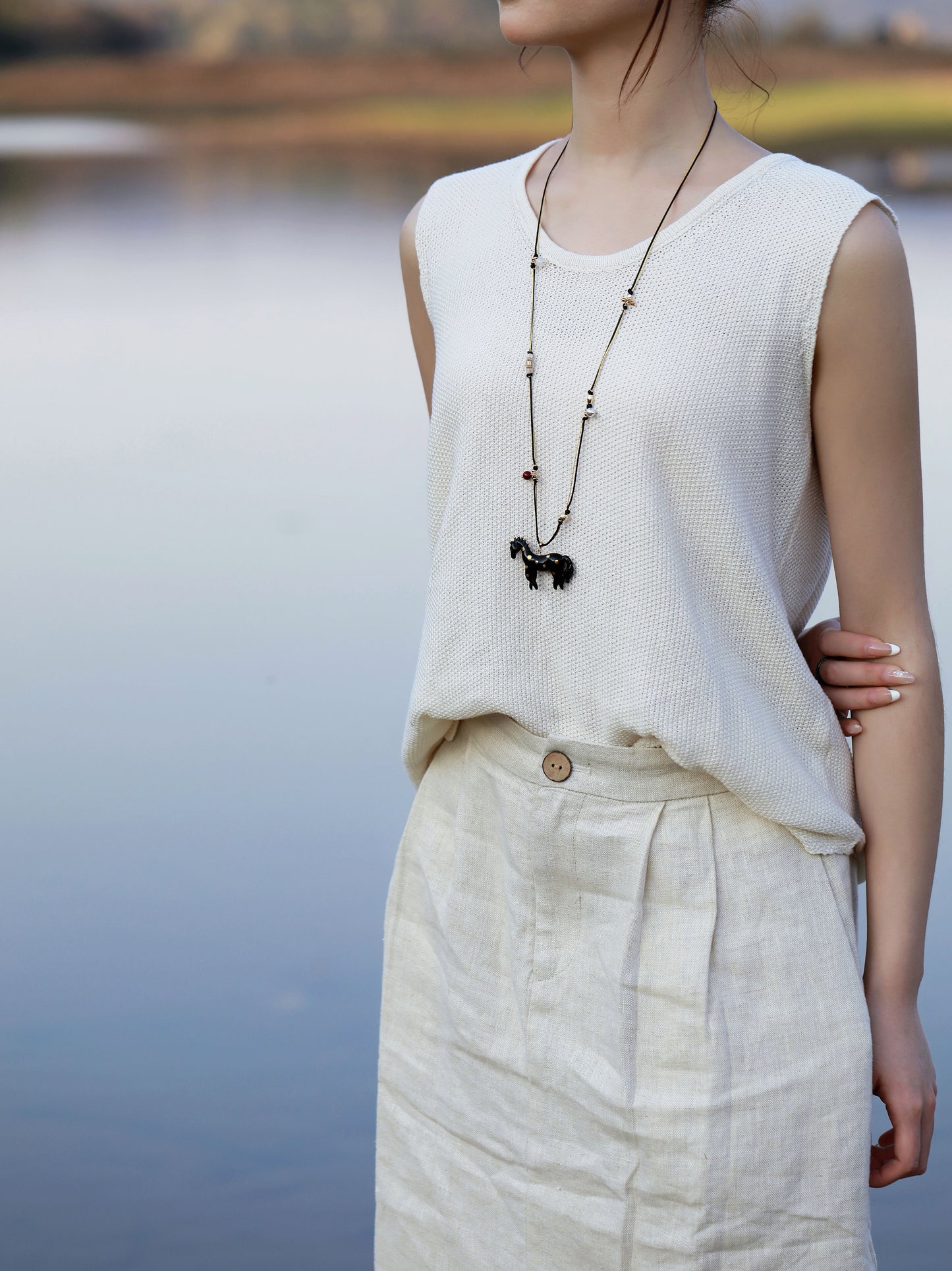 YIHE Ceramic Necklace "Dream Pony"