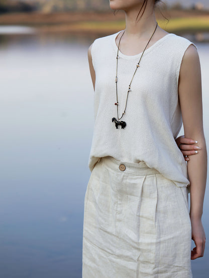 YIHE Ceramic Necklace "Dream Pony"