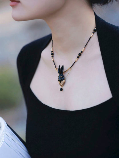 YIHE Ceramic Jewelry "Golden Whisker"
