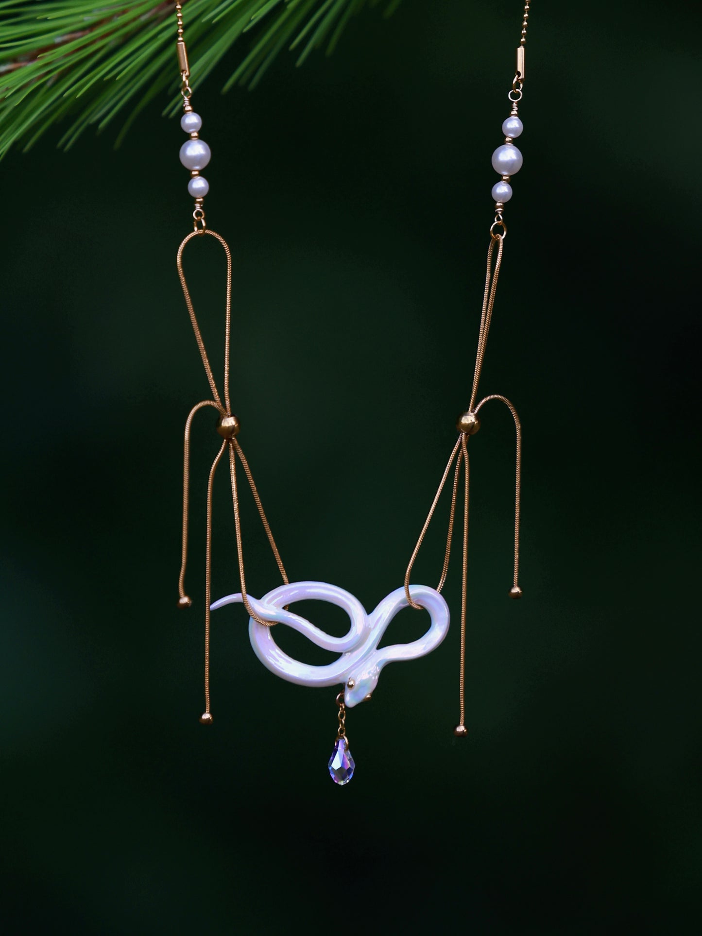 YIHE Ceramic Jewelry "Infinity Snake"