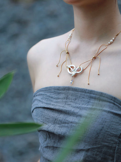 YIHE Ceramic Jewelry "Infinity Snake"