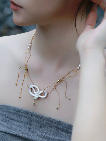 YIHE Ceramic Jewelry "Infinity Snake"