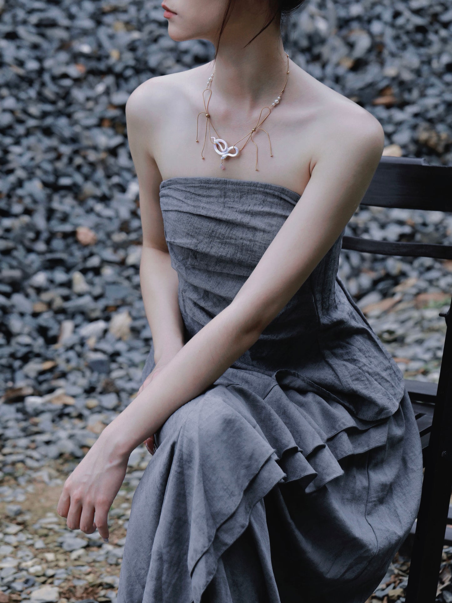 YIHE Ceramic Jewelry "Infinity Snake"