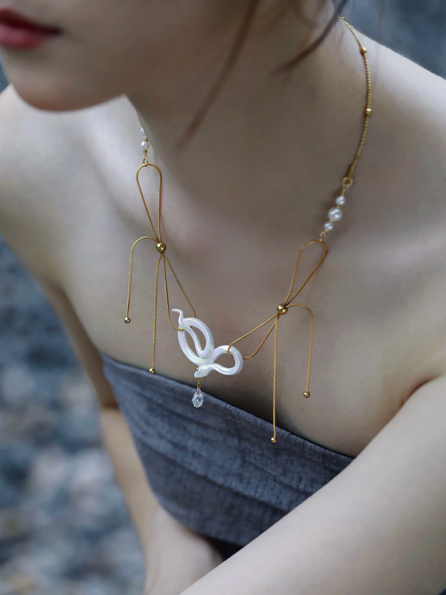 YIHE Ceramic Jewelry "Infinity Snake"
