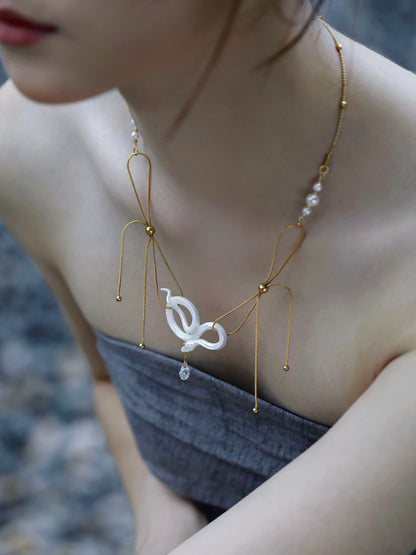 YIHE Ceramic Jewelry "Infinity Snake"