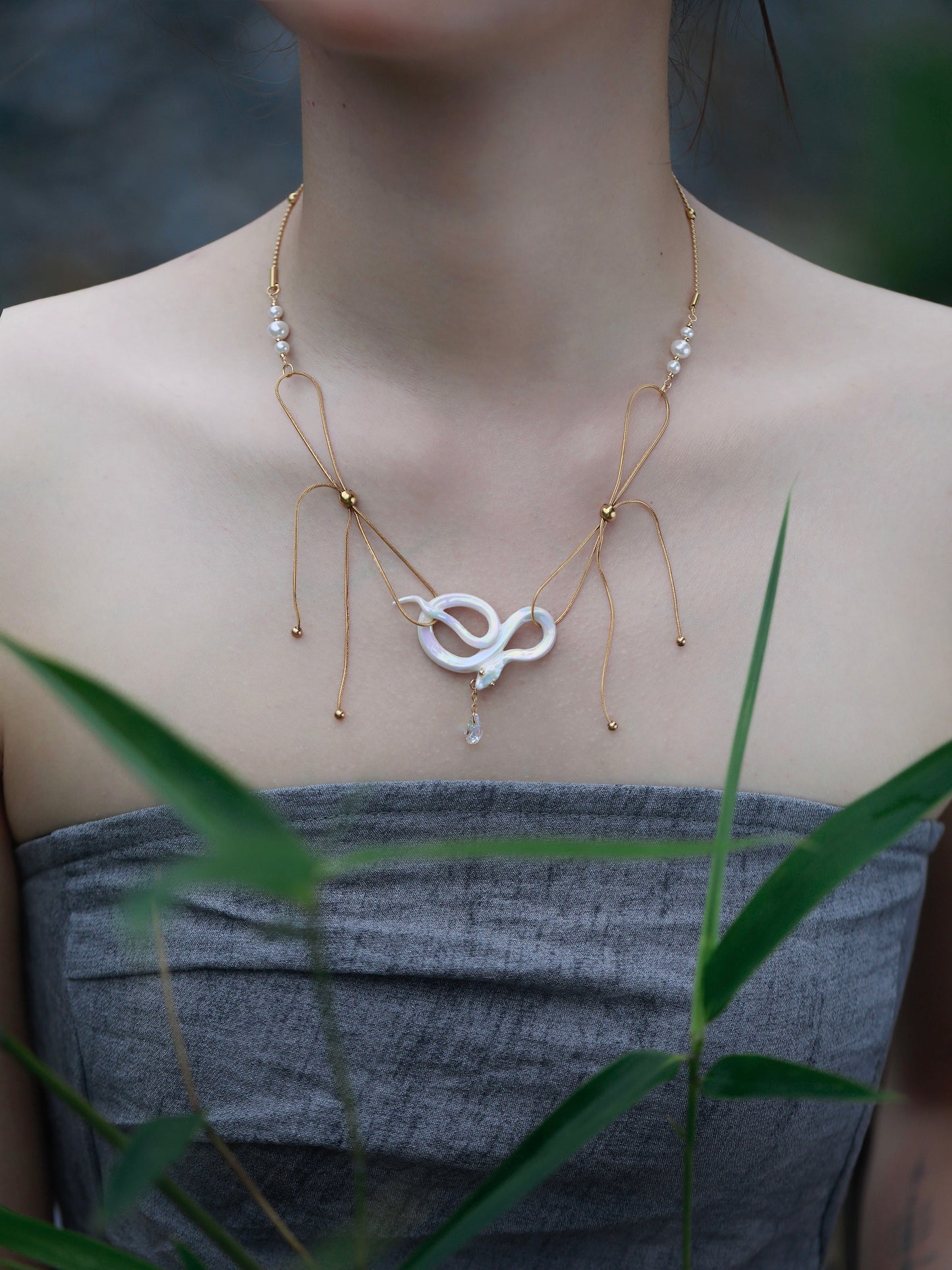 YIHE Ceramic Jewelry "Infinity Snake"