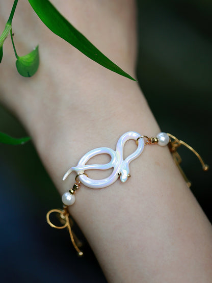 YIHE Ceramic Jewelry "Infinity Snake"