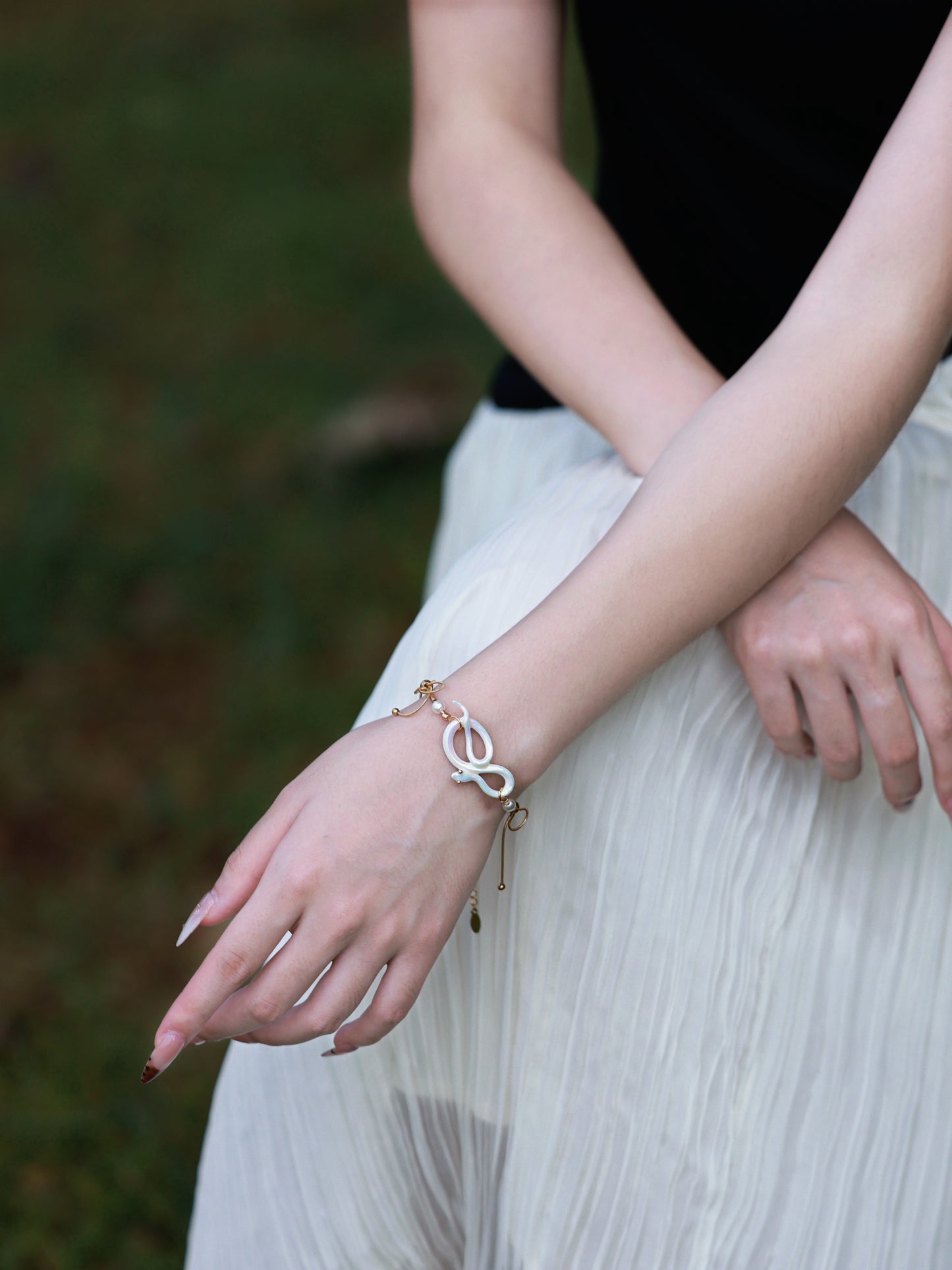 YIHE Ceramic Jewelry "Infinity Snake"