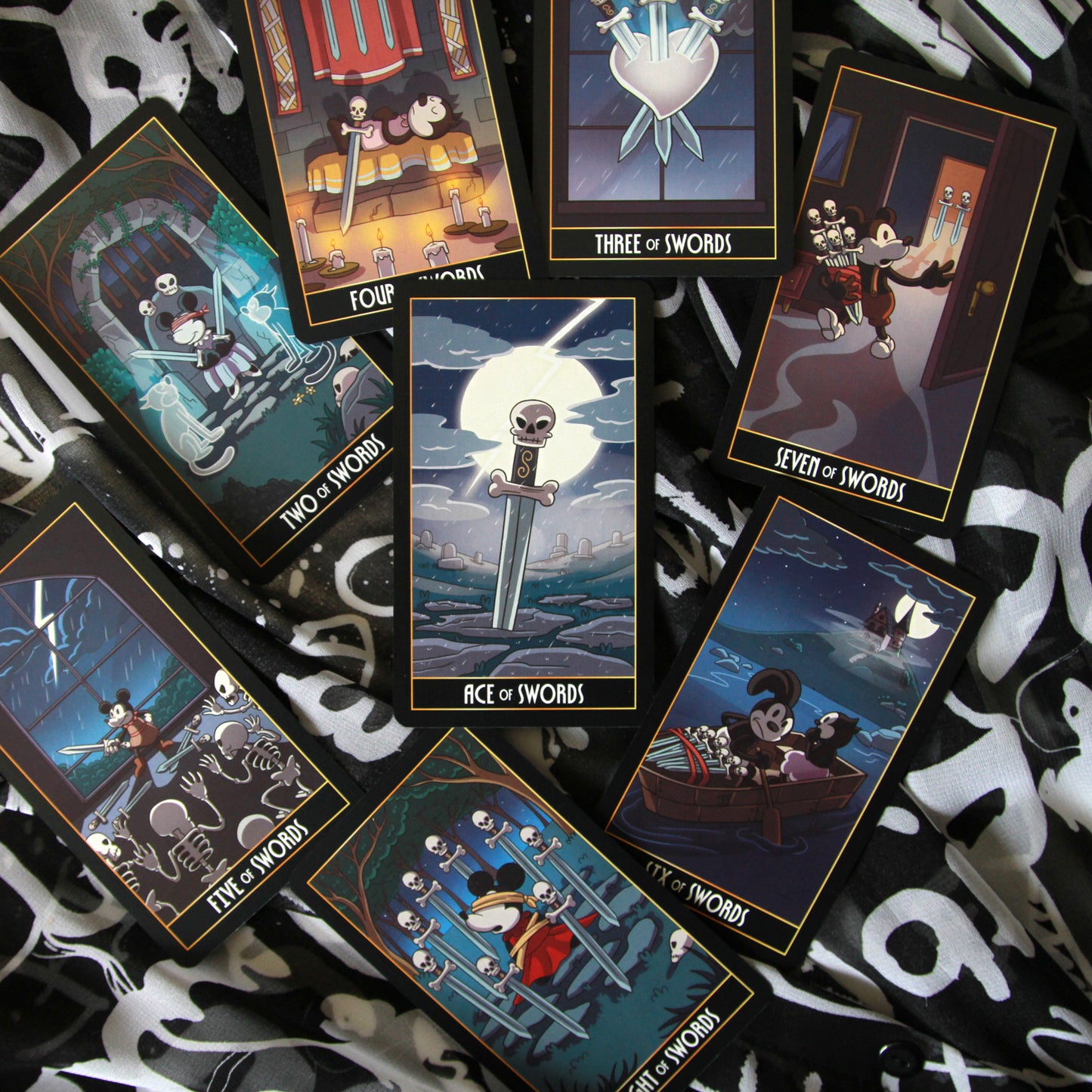 The Skeleton Dance Arcana Tarot