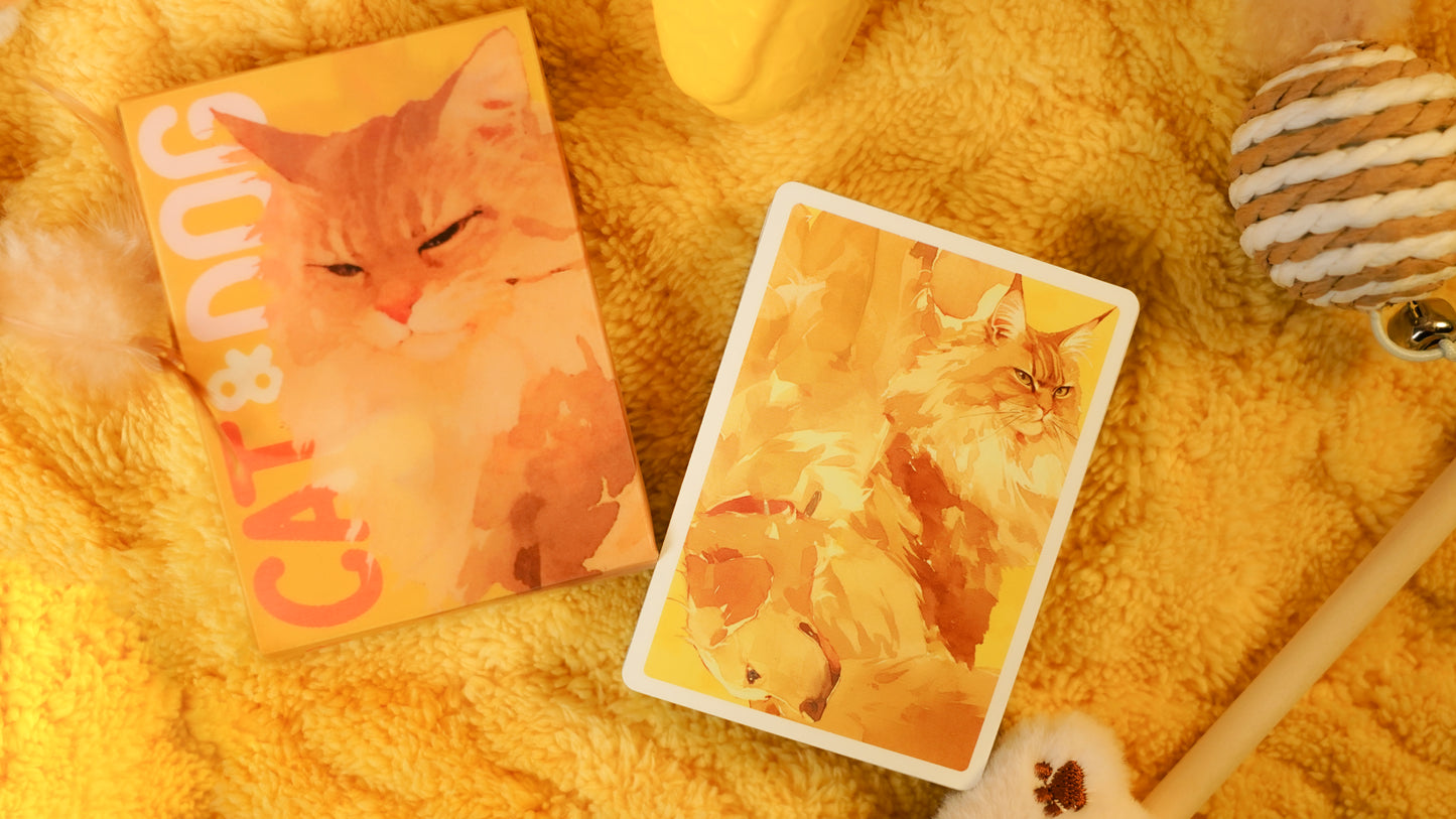 Cat & Dog Playing Cards
