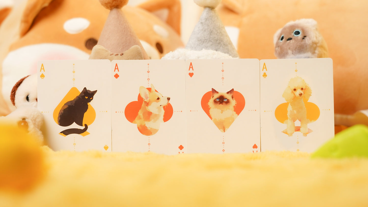 Cat & Dog Playing Cards