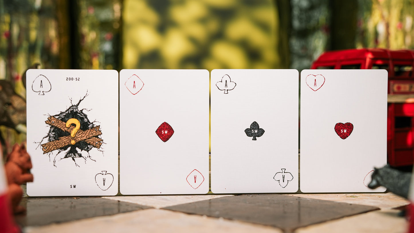 Zoo 52 Colored Collection Playing Cards