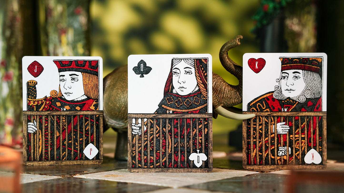 Zoo 52 Colored Collection Playing Cards