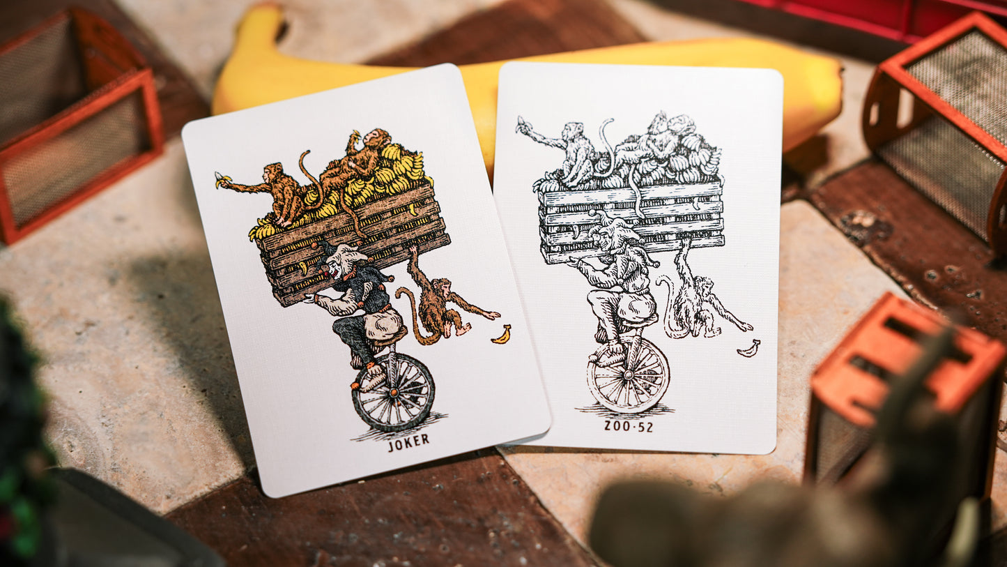 Zoo 52 Colored Collection Playing Cards