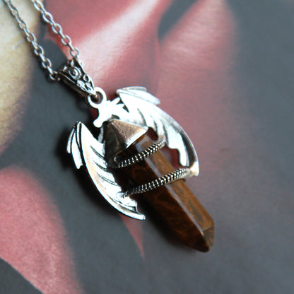 Sambucus Dragon Guardian Pendulum Necklace