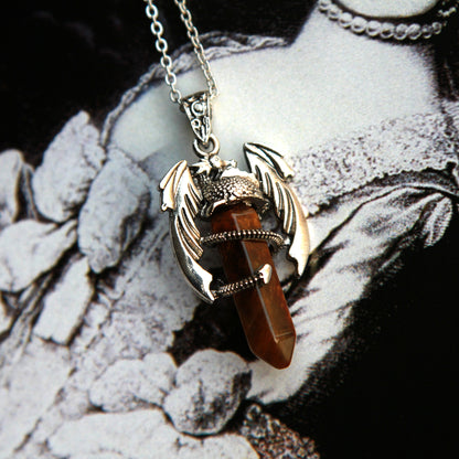 Sambucus Dragon Guardian Pendulum Necklace