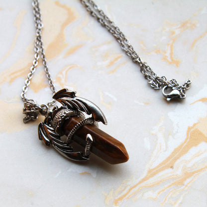 Sambucus Dragon Guardian Pendulum Necklace