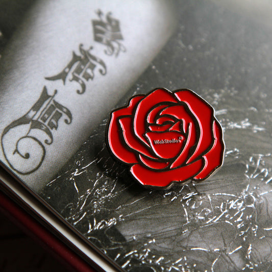 Blooming Rose Enamel Pin