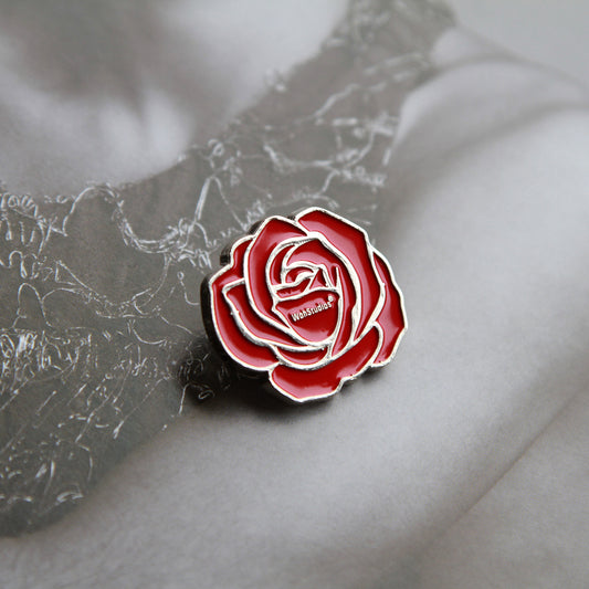 Blooming Rose Enamel Pin