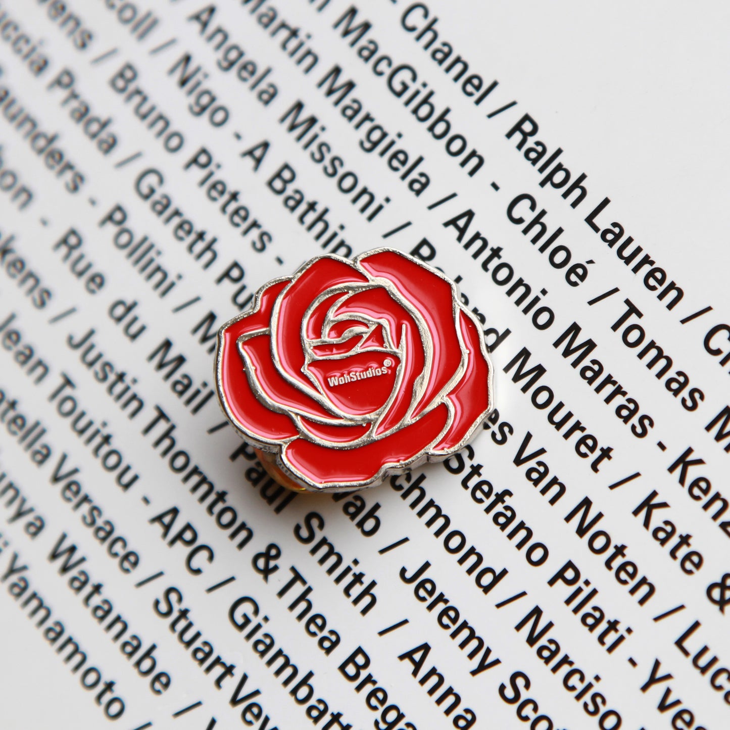 Blooming Rose Enamel Pin