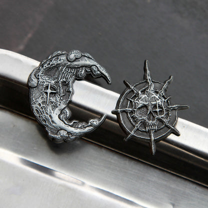 Dark Celestial Skull Pin Set