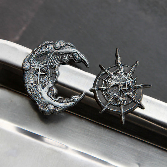 Dark Celestial Skull Pin Set