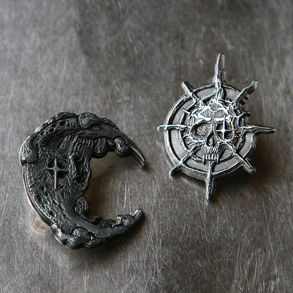 Dark Celestial Skull Pin Set
