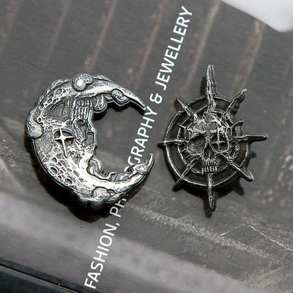 Dark Celestial Skull Pin Set