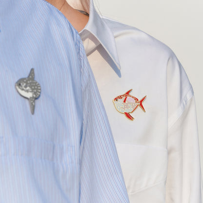 daparo Enamel Pins "Sunfish & Moonfish"