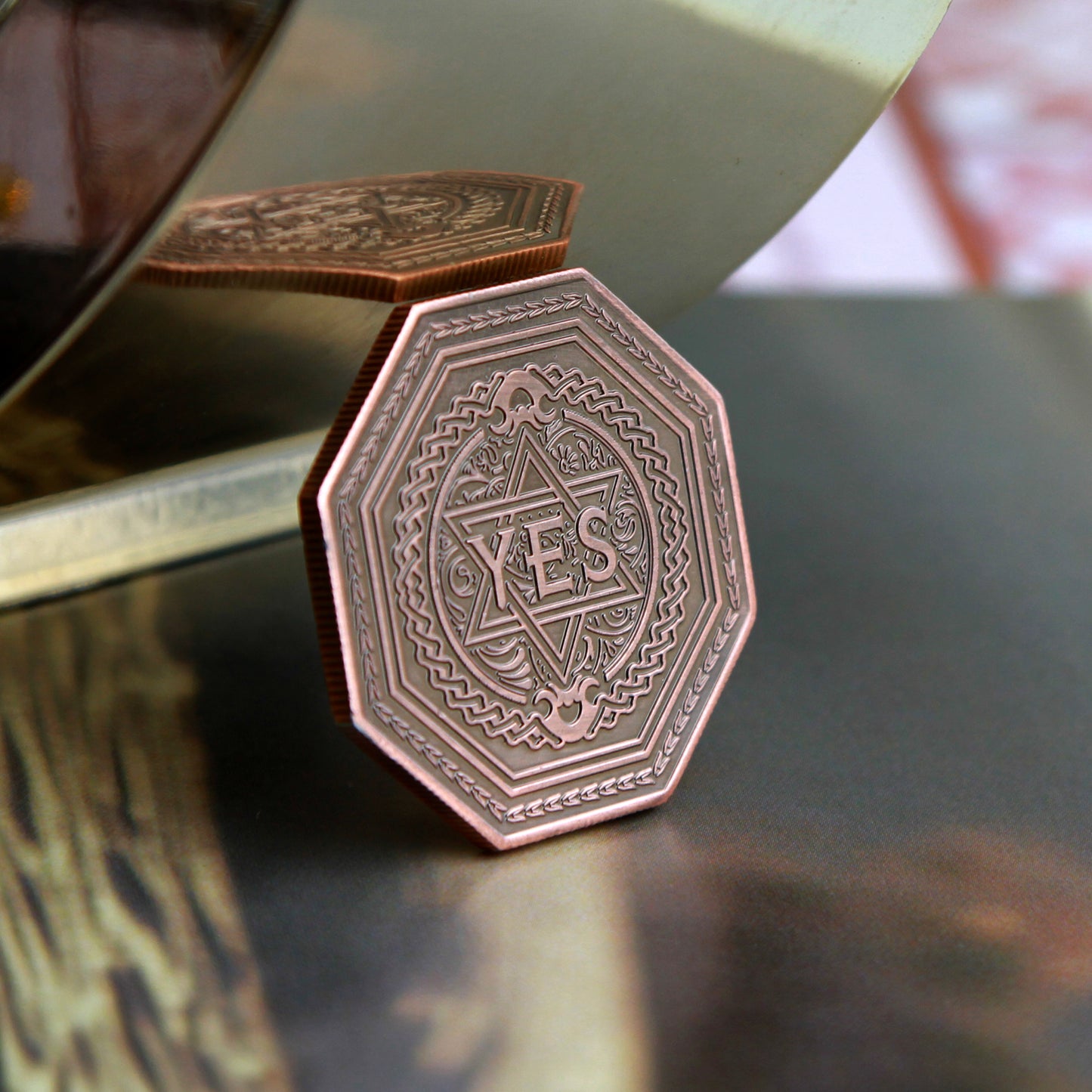 Sambucus Tarot & Lenormand Decision Coin