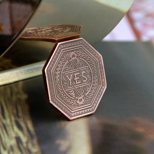 Sambucus Tarot & Lenormand Decision Coin