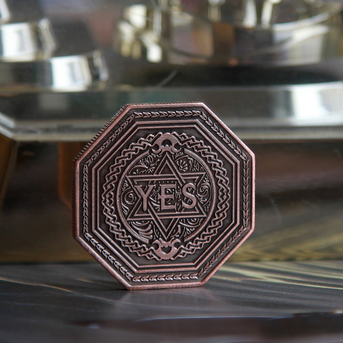 Sambucus Tarot & Lenormand Decision Coin