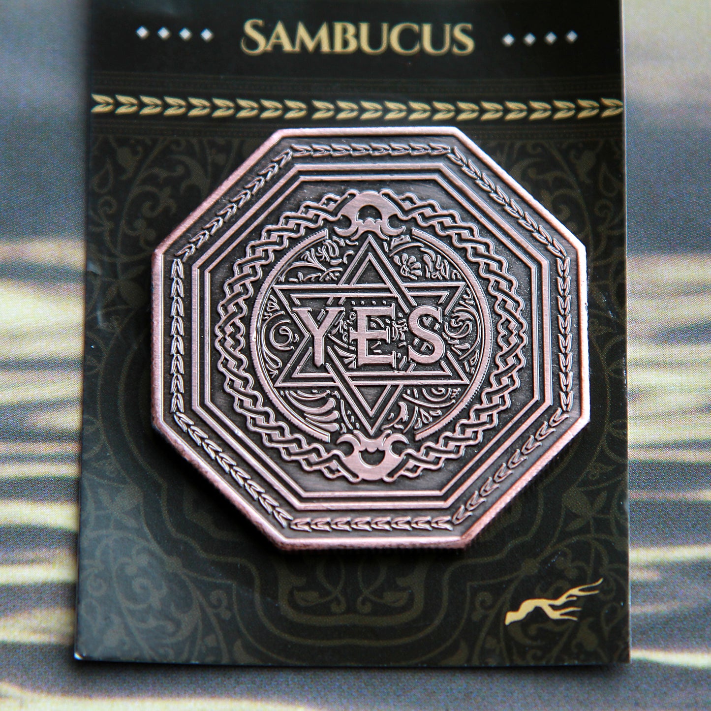 Sambucus Tarot & Lenormand Decision Coin
