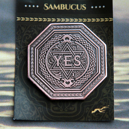 Sambucus Tarot & Lenormand Decision Coin