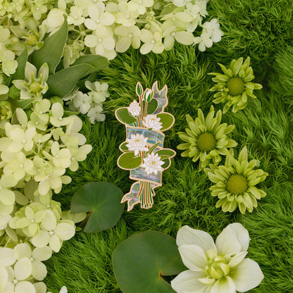 daparo Enamel Pins "Monet's Water Lily Pond"