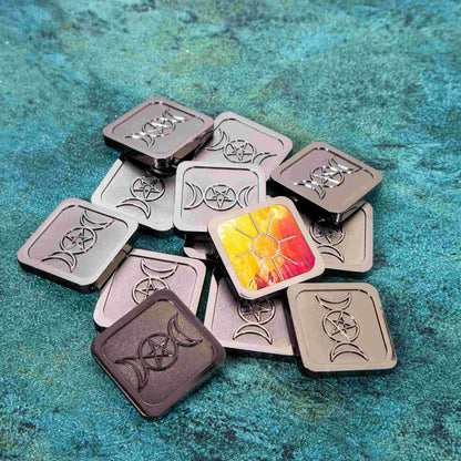 Moonbow Witch Runes (13-Piece, Square)
