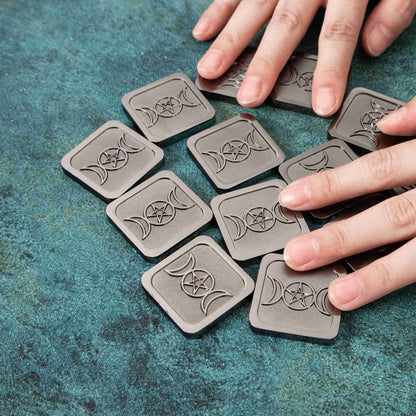 Moonbow Witch Runes (13-Piece, Square)