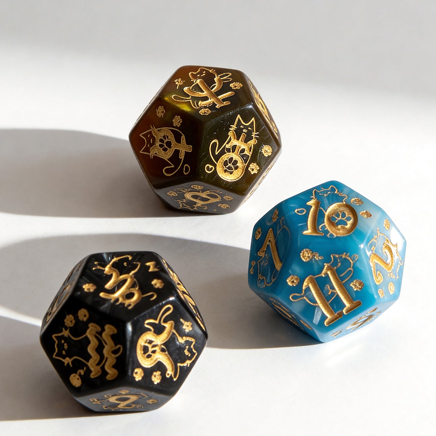 Meow D12 Astrology Dice