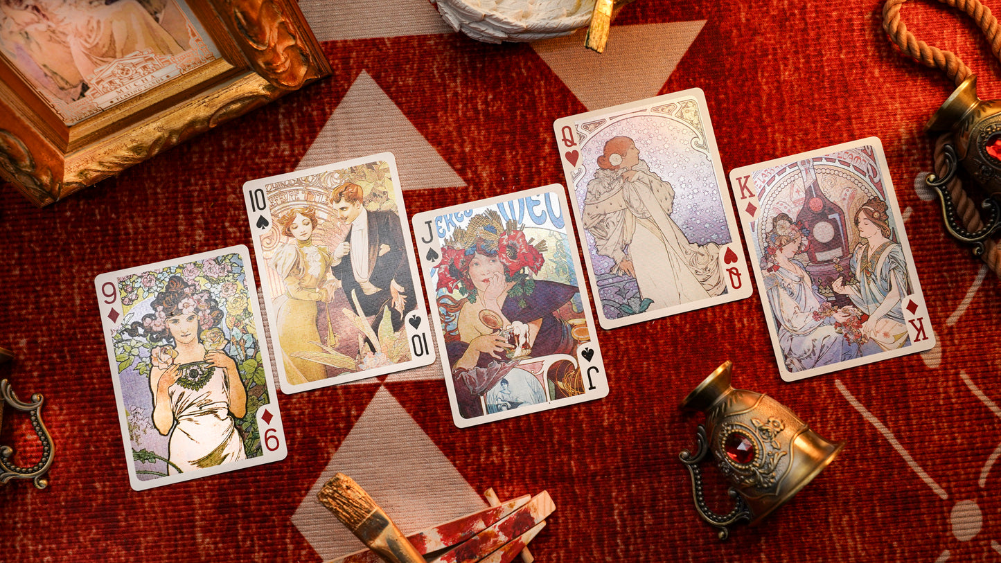 Mucha Playing Cards