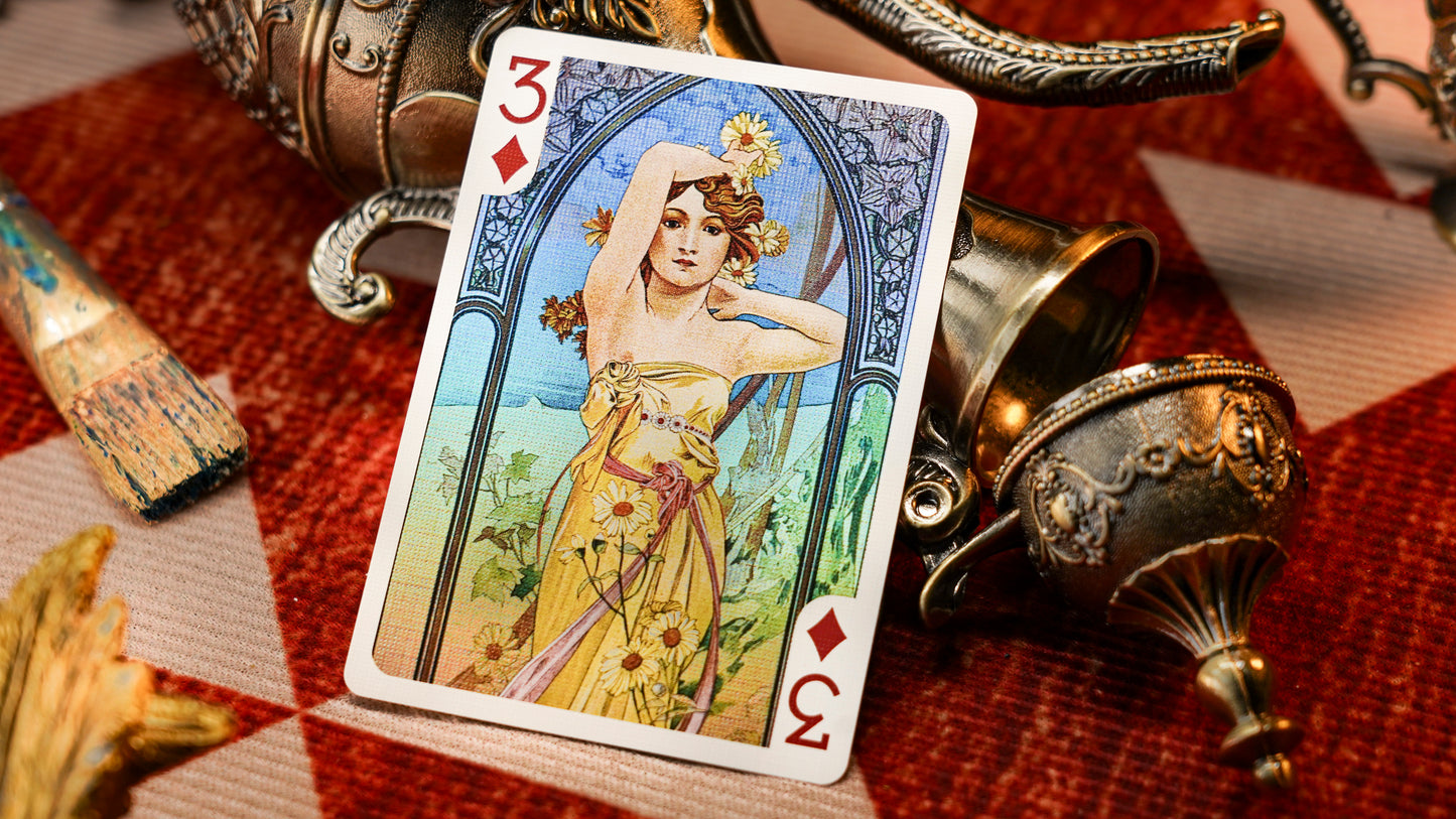 Mucha Playing Cards