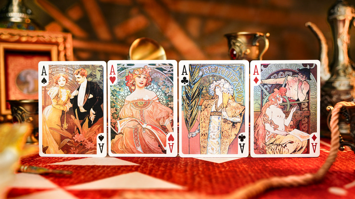 Mucha Playing Cards
