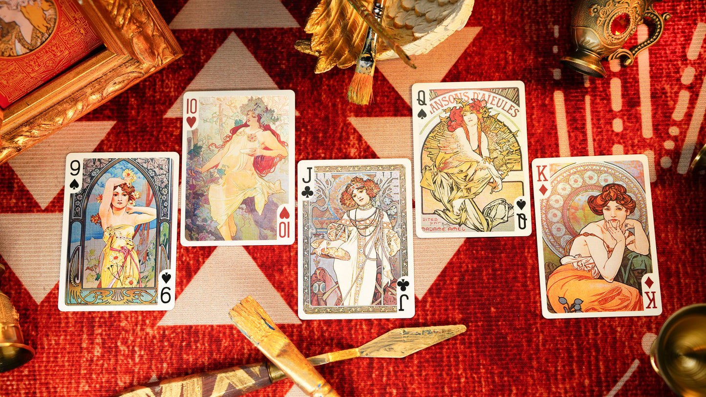 Mucha Playing Cards
