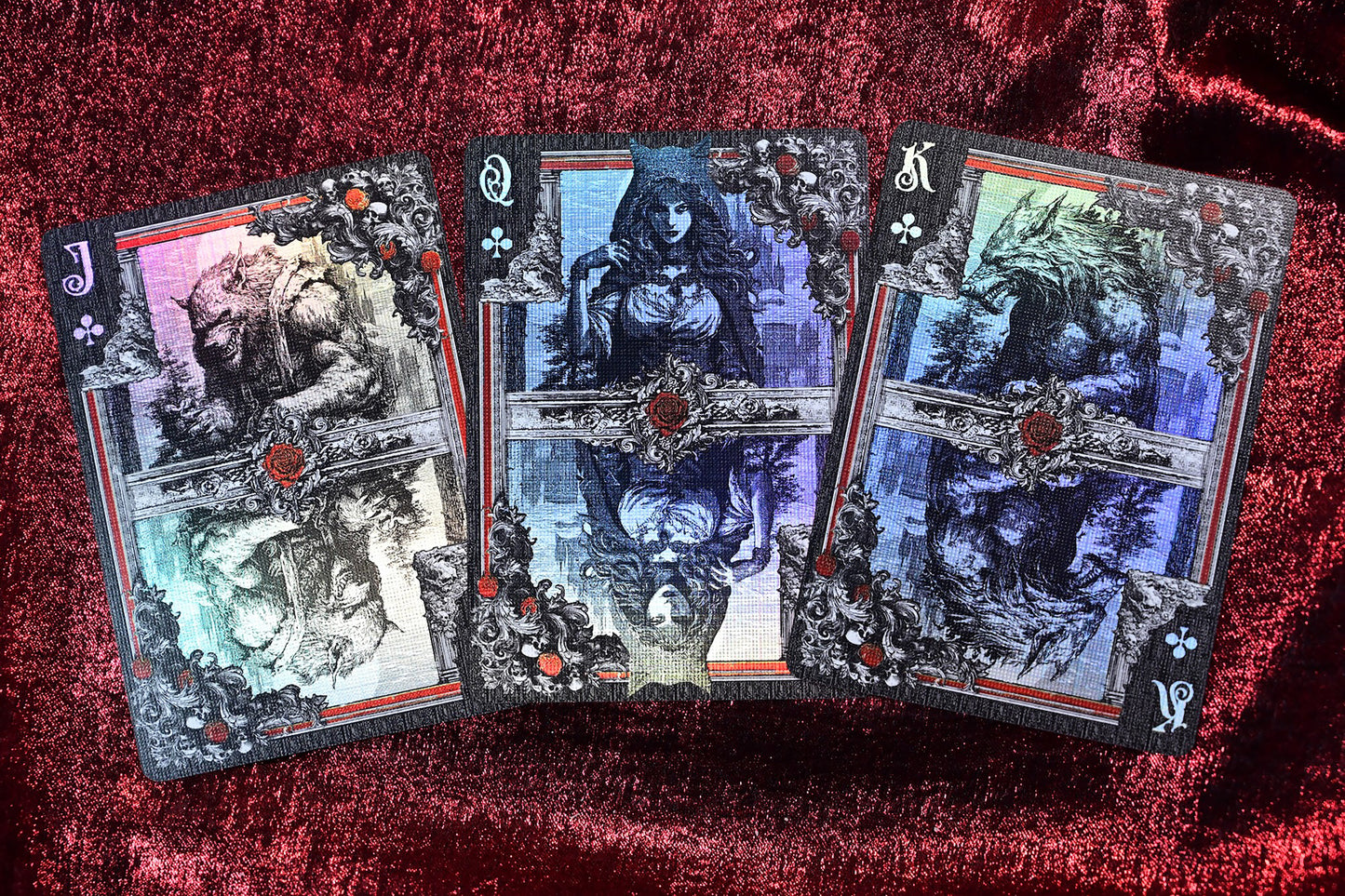 Trinity of Night Playing Cards