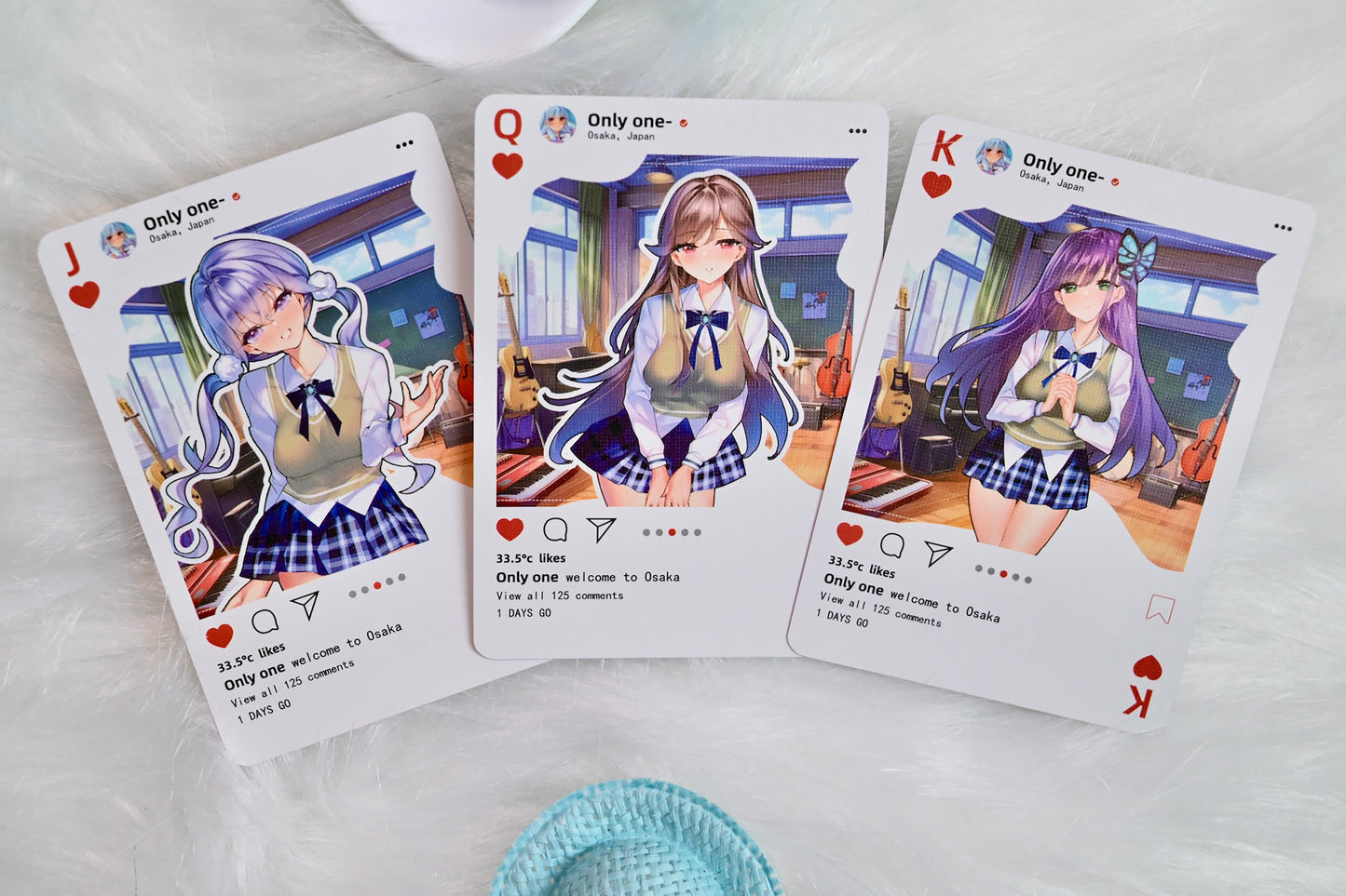 Sweet Cosplay Show Playing Cards