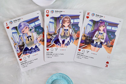 Sweet Cosplay Show Playing Cards