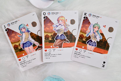 Sweet Cosplay Show Playing Cards